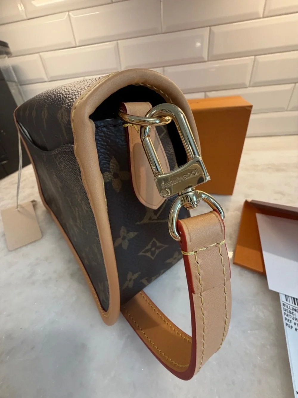 Louis Vuitton Diane NM Monogram Canvas Handbag | Brand New | Never Used |